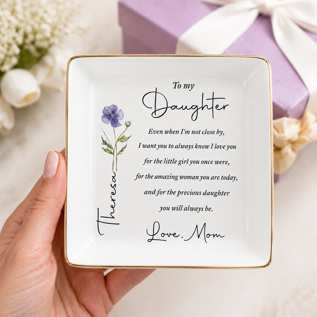 Daughter-Personalized Jewelry Dish