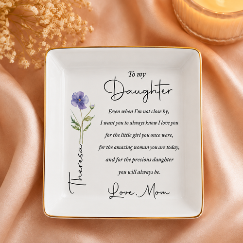 Daughter-Personalized Jewelry Dish