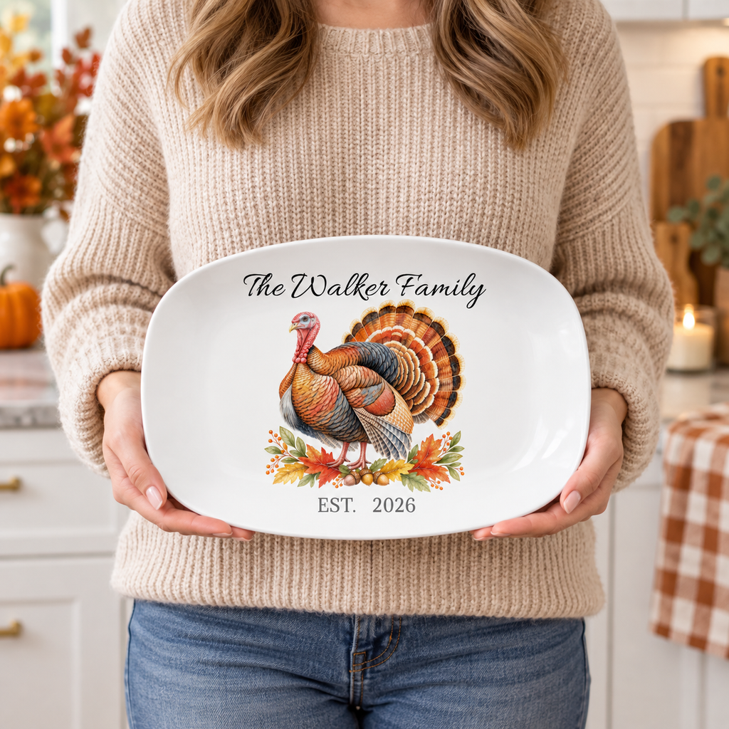 Personalized Turkey Platter