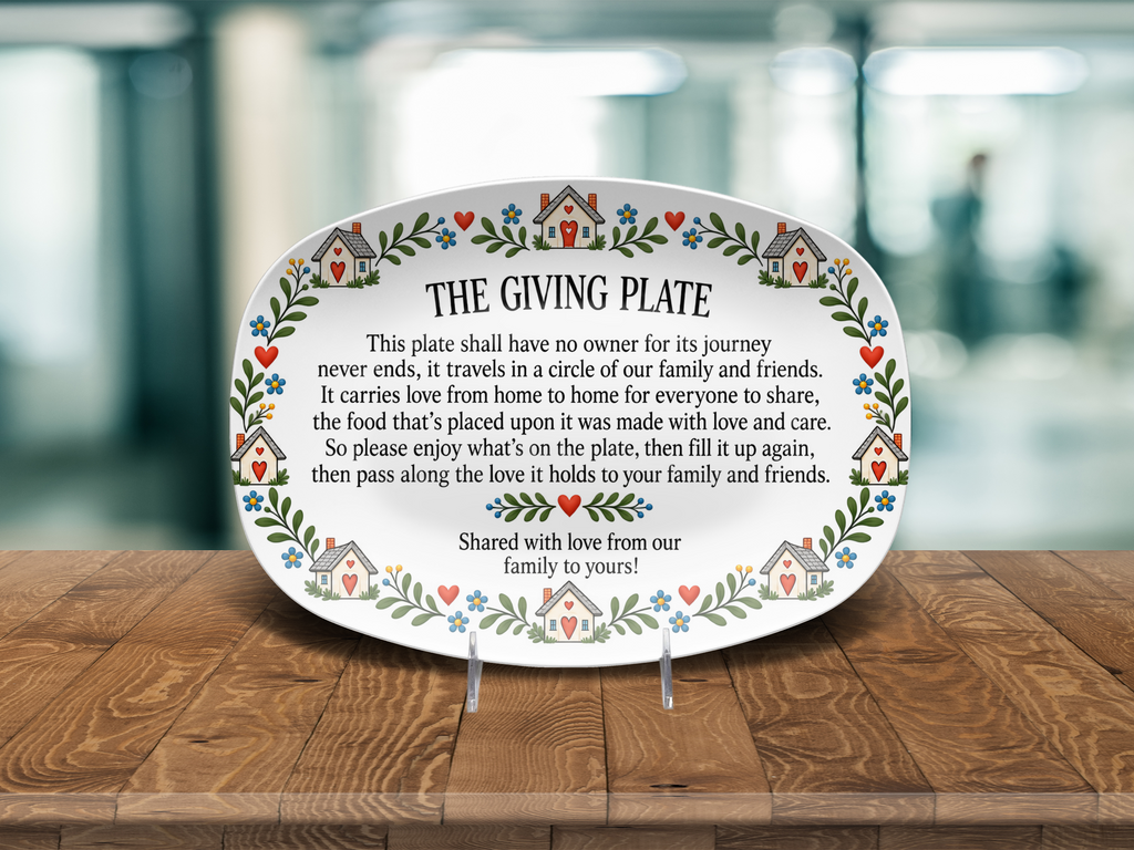 The Giving Plate - Family Tradition Serving Platter