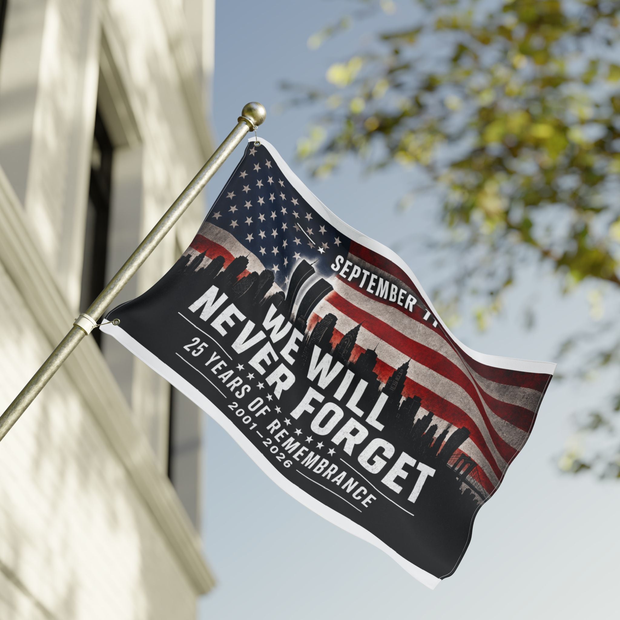 September 11 Memorial Flag