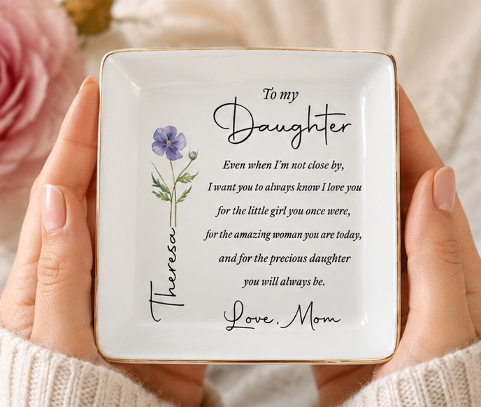 Daughter-Personalized Jewelry Dish
