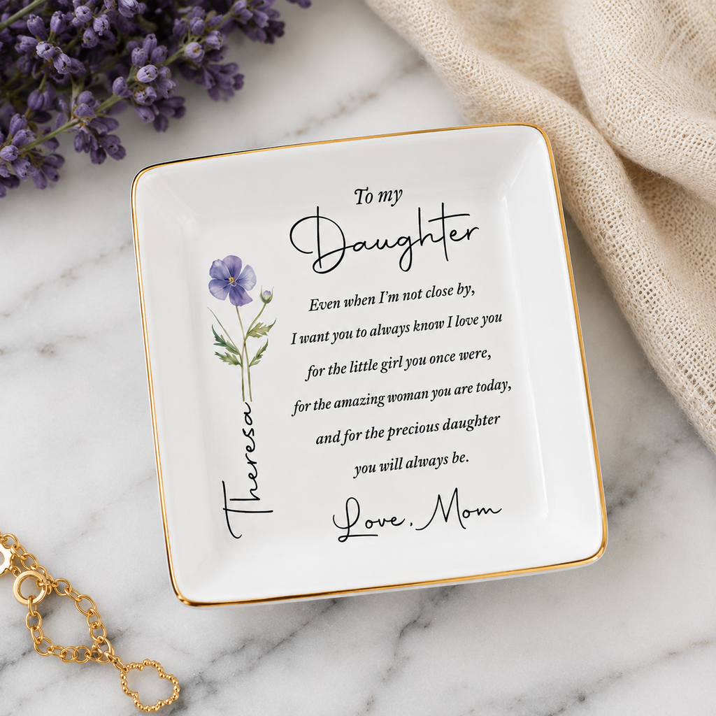 Daughter-Personalized Jewelry Dish