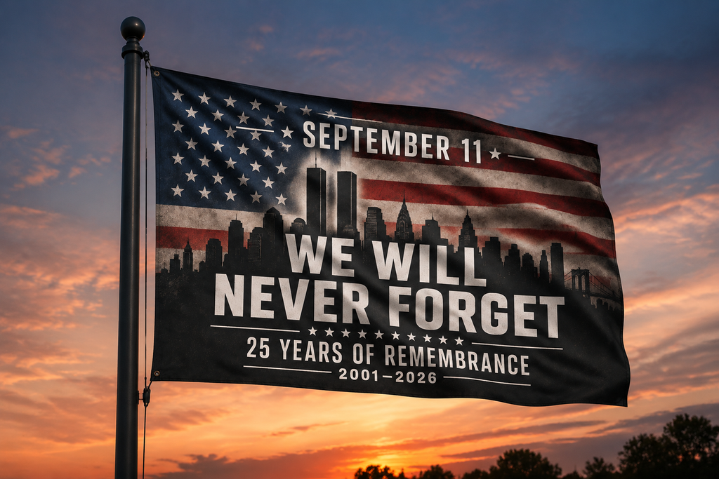 September 11 Memorial Flag